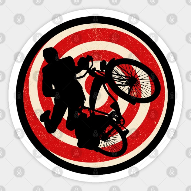 Pee Wee Herman On His Bike Sticker by Sachpica